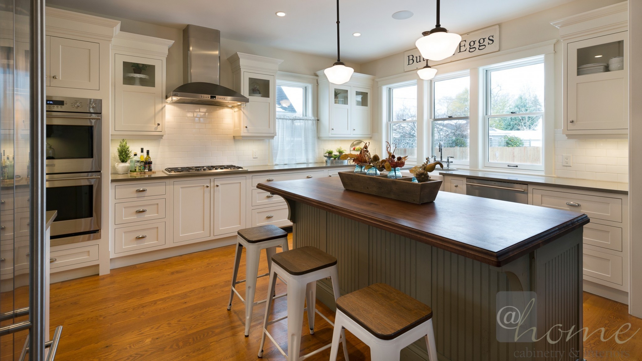 newly redesigned kitchen is a joy to cook and entertain in